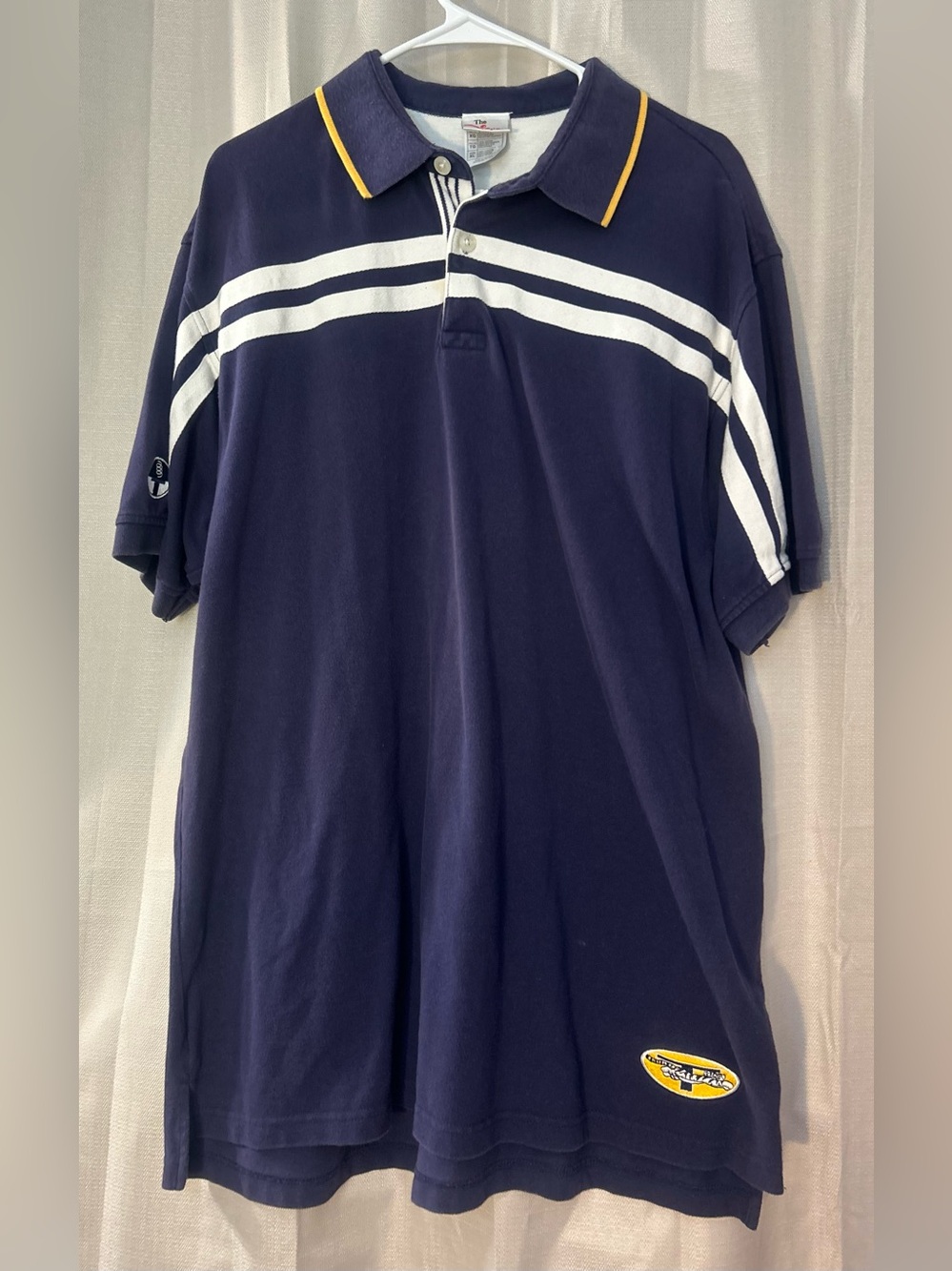 Vintage 90s Disney Store "Team
Tigger" Striped Polo - Size XL Y2K